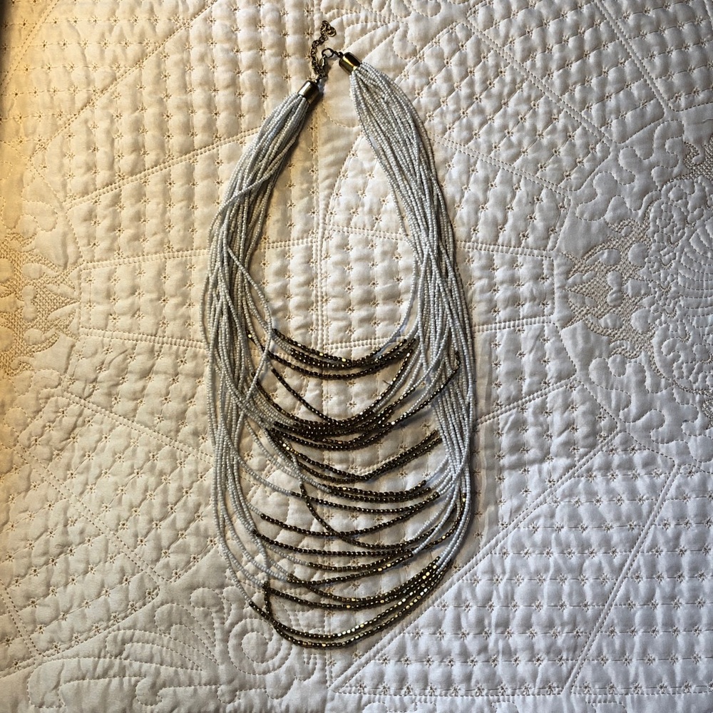 Fabulous Multi-Strand Beaded Necklacd